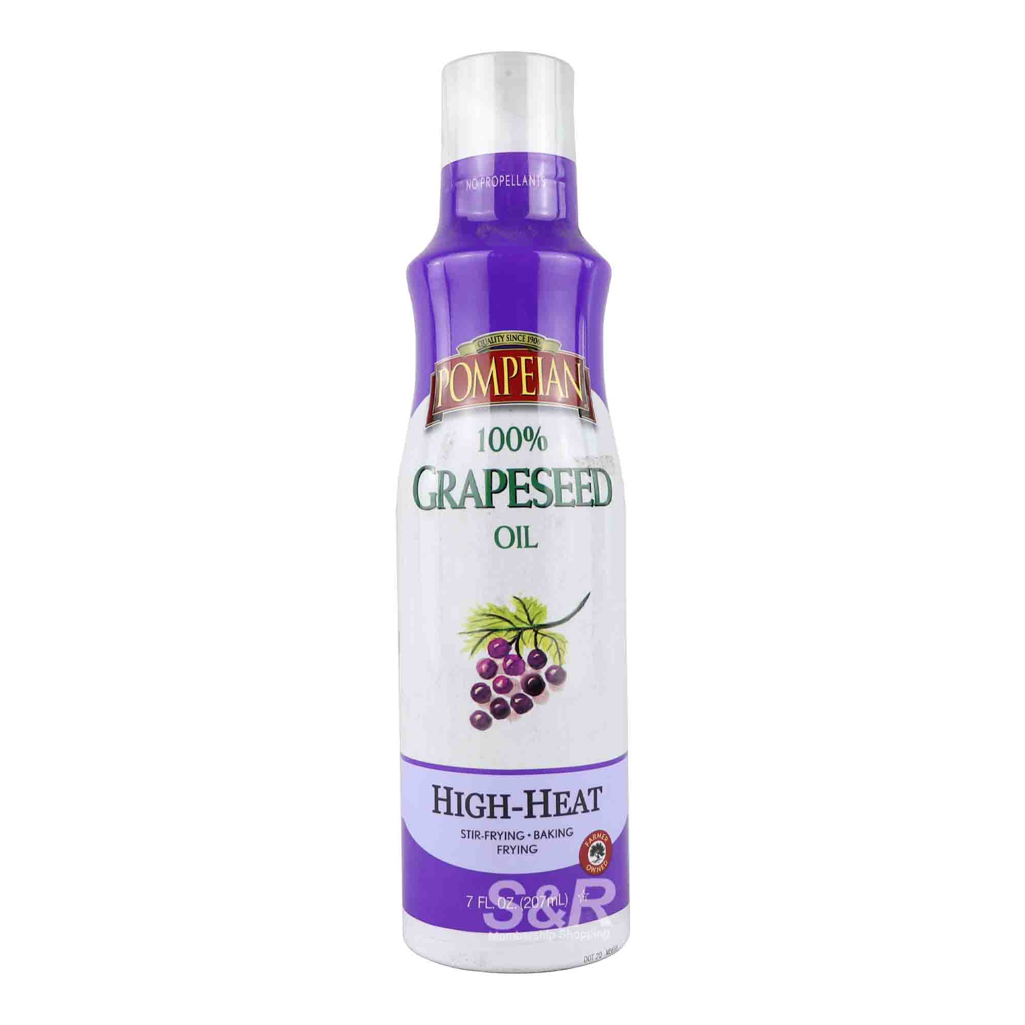 Pompeian Grapeseed Oil Spray 207mL Pompeian Grapeseed Oil Spray 207mL